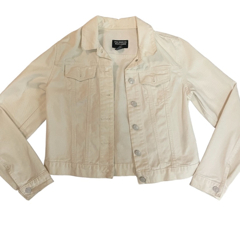 Ralph Lauren White Jean Jacket